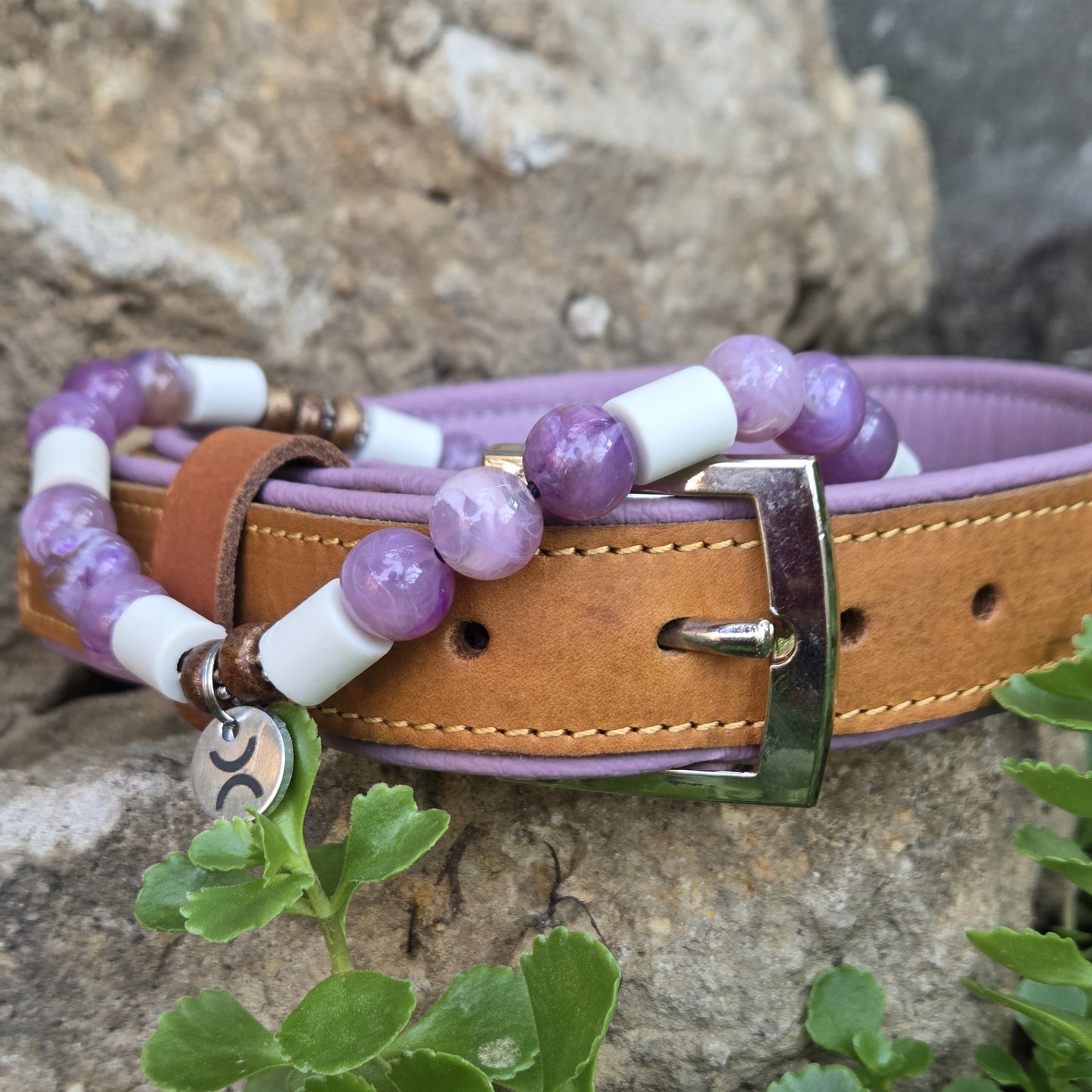 Anti-tekenband 12 mm - lavender