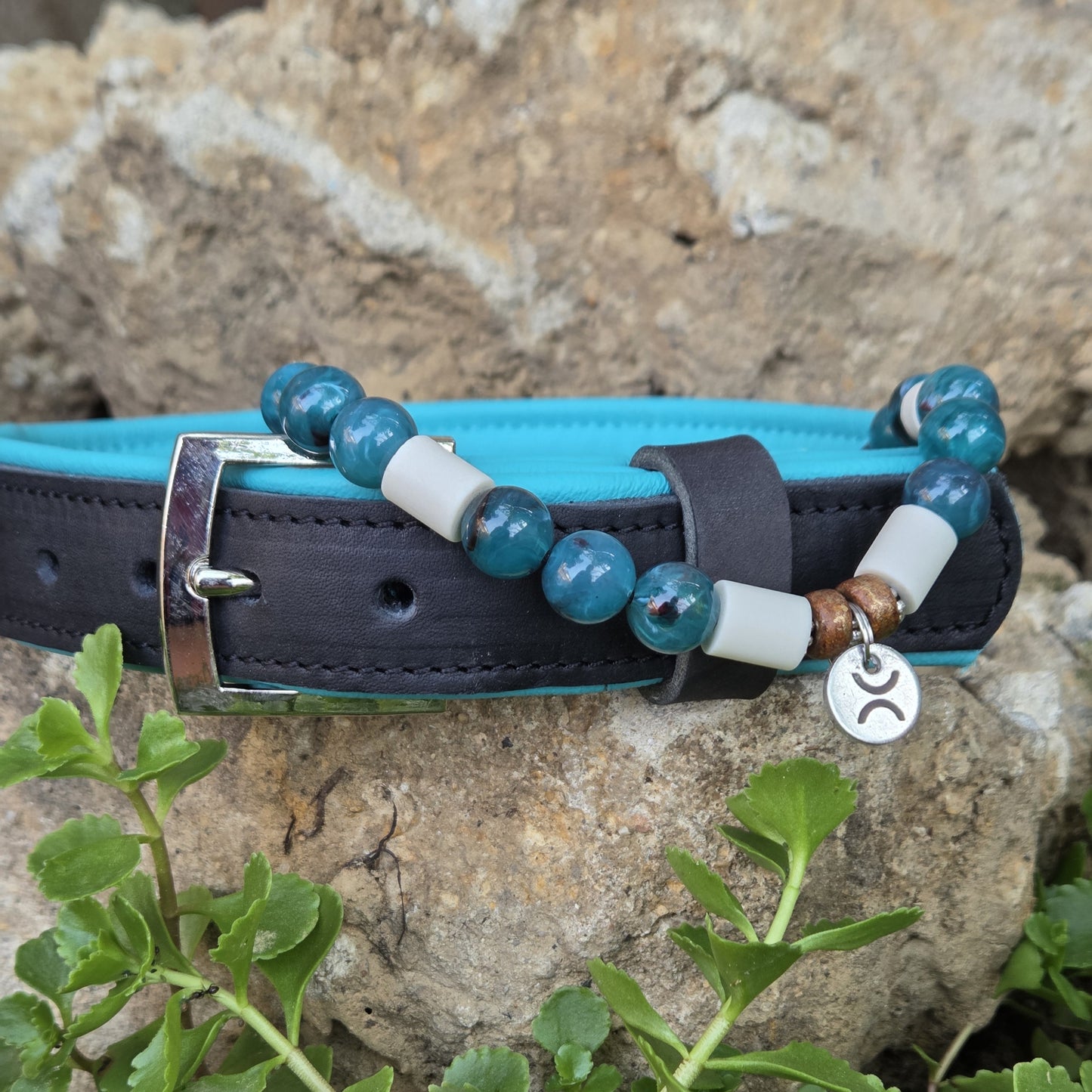 Anti-tekenband 12 mm - turquoise