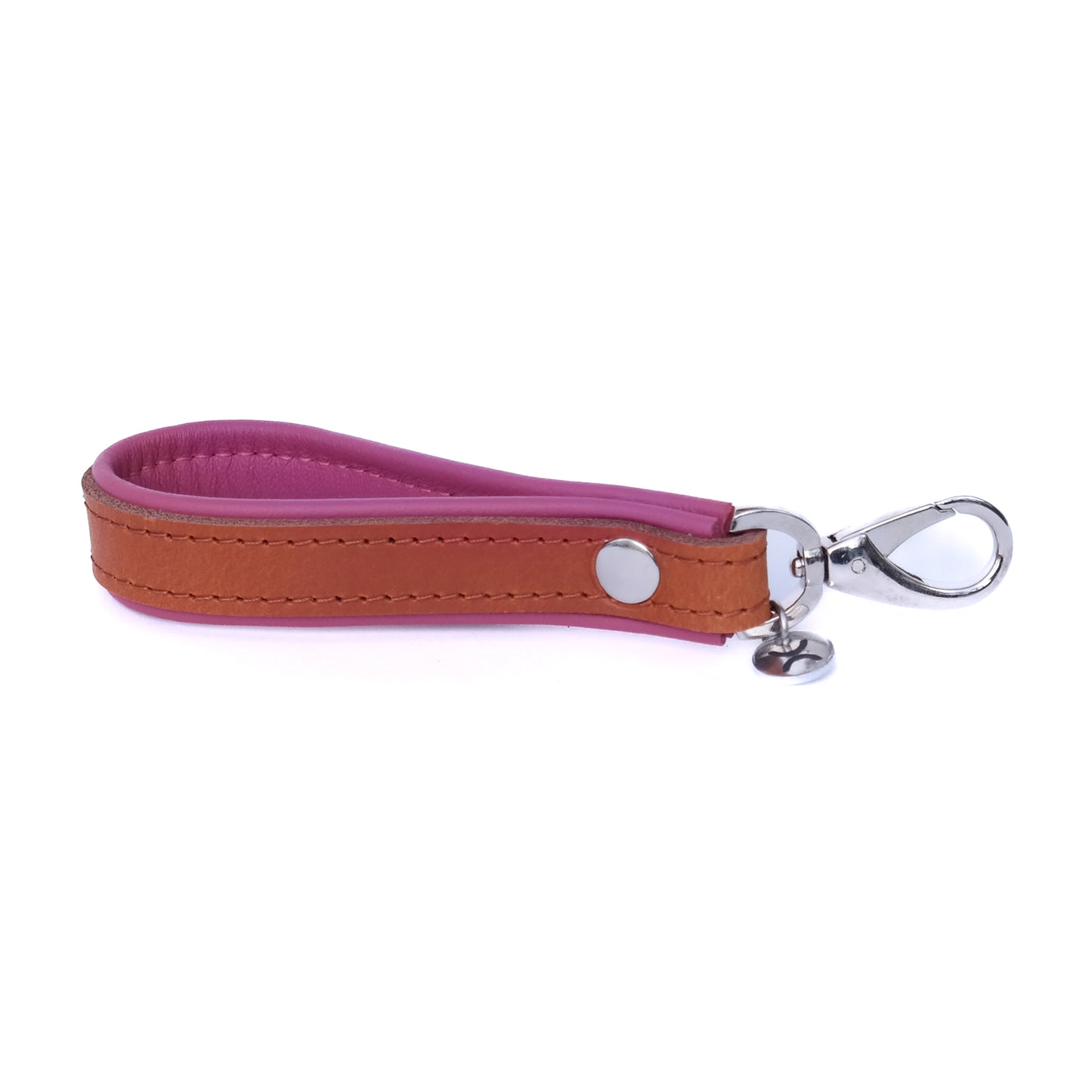 Sleutelhanger Bowie - cognac / bubblegum