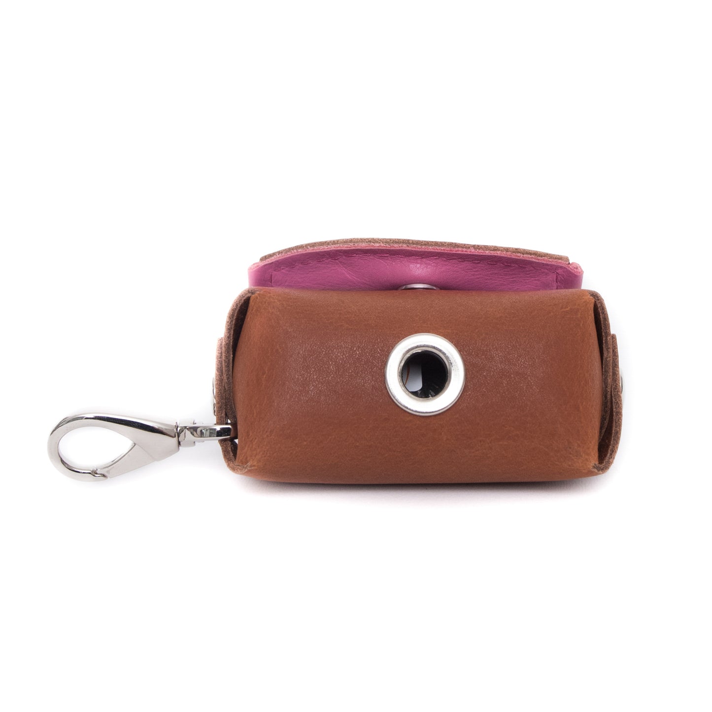Zakjes houder - cognac / bubblegum