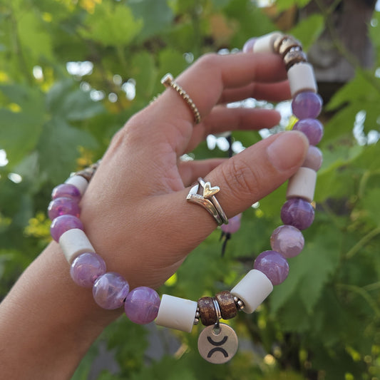 Anti-tekenband 12 mm - lavender