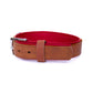 Halsband Bowie - cognac / cherry