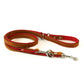 Verstelbare riem - cognac / cherry