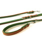 Verstelbare riem - cognac / olive