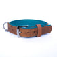Halsband Bowie - cognac / ocean blue