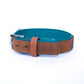 Halsband Bowie - cognac / ocean blue
