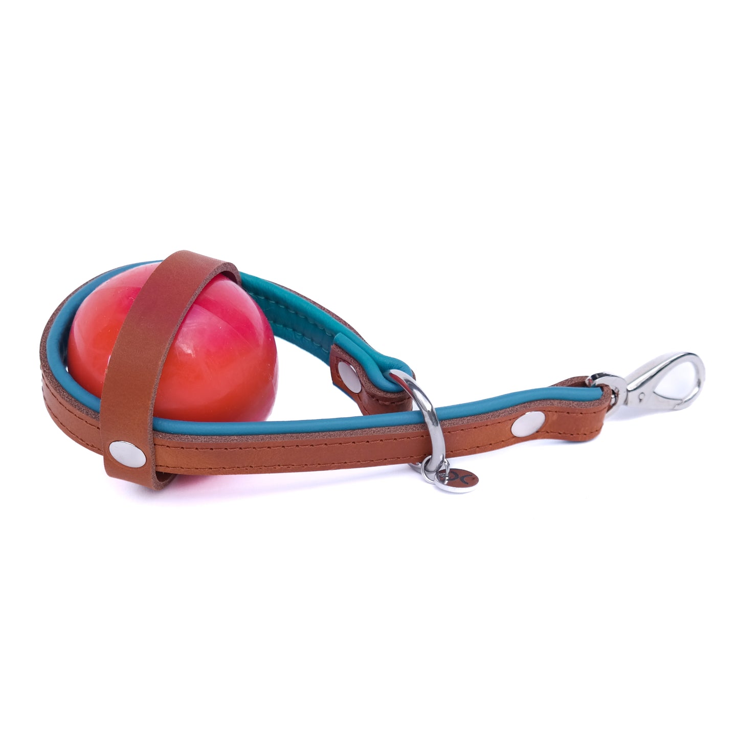Balhouder - cognac / ocean blue