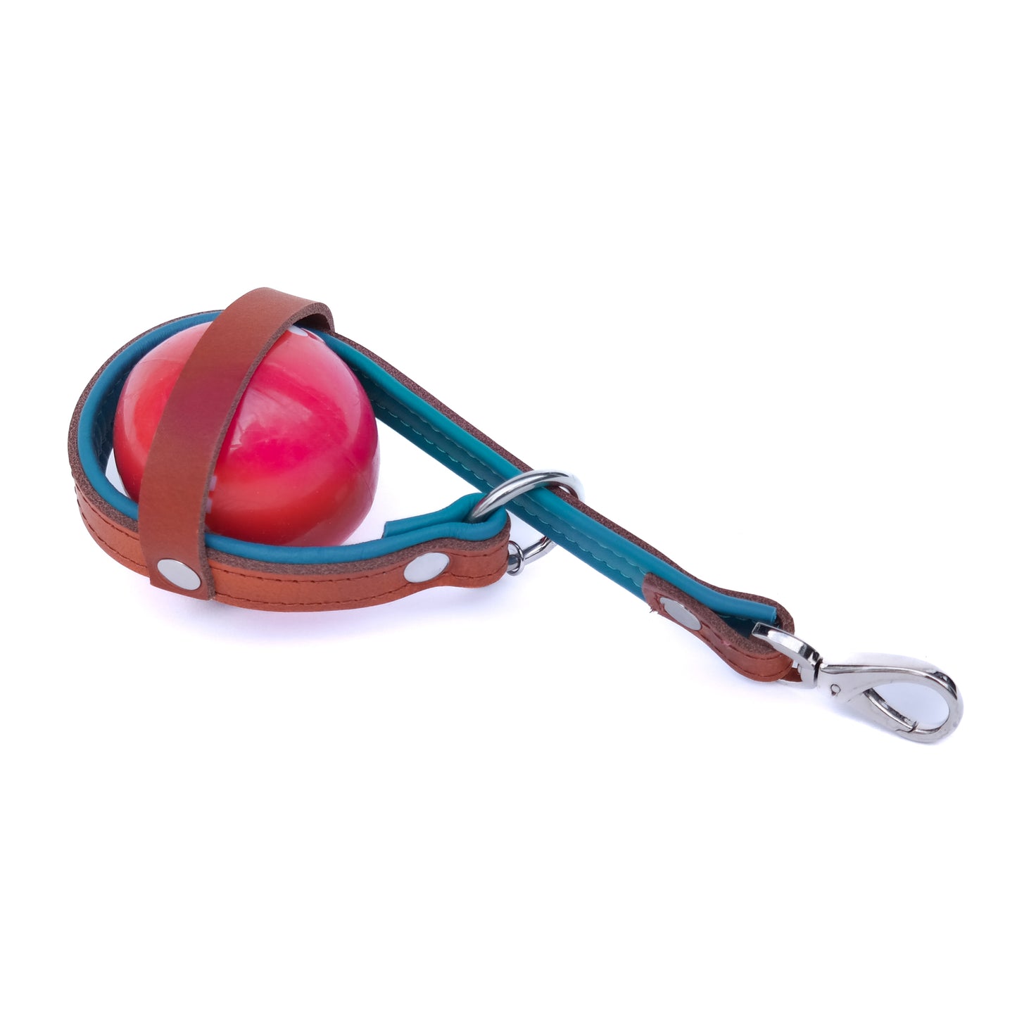 Balhouder - cognac / ocean blue
