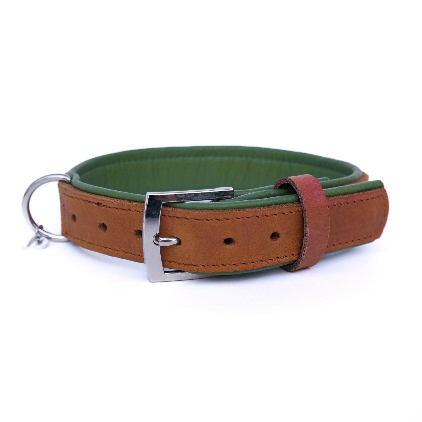 Halsband Bowie - cognac / olive