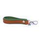 Sleutelhanger Bowie - cognac / olive