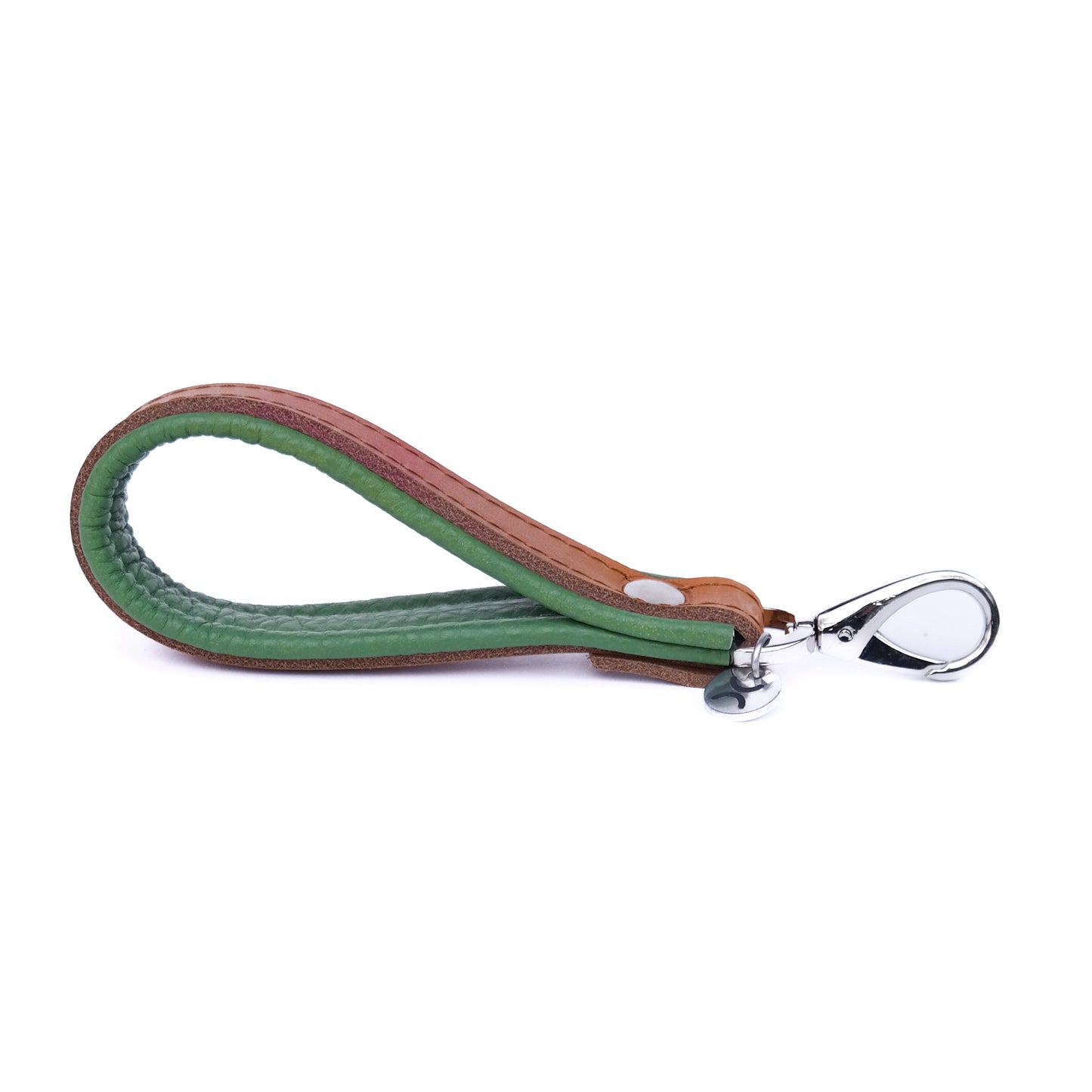 Sleutelhanger Bowie - cognac / olive