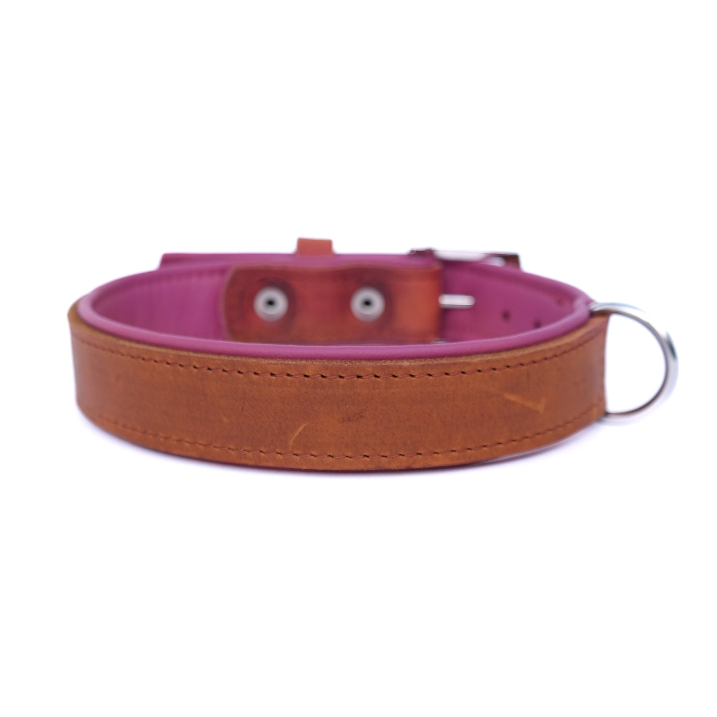 Halsband Bowie - cognac / bubblegum