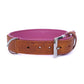 Halsband Bowie - cognac / bubblegum
