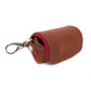 Zakjes houder - cognac / cherry