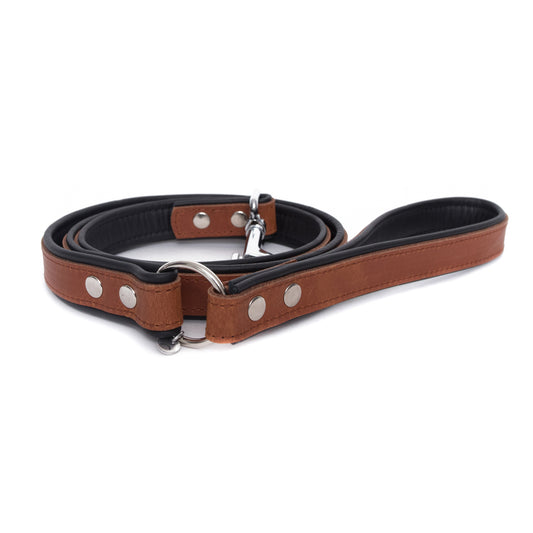Riem - cognac / black