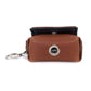 Zakjes houder - cognac / black