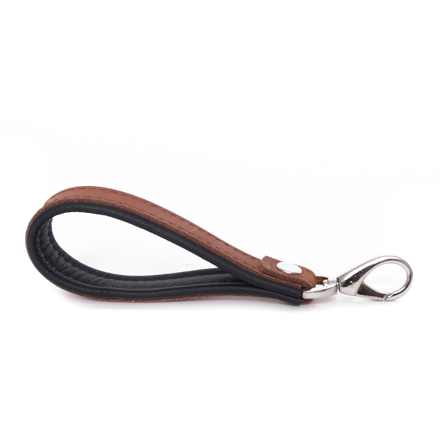 Sleutelhanger Bowie - cognac / black