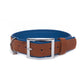 Halsband Bowie - cognac / azure