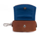 Zakjes houder - cognac / azure
