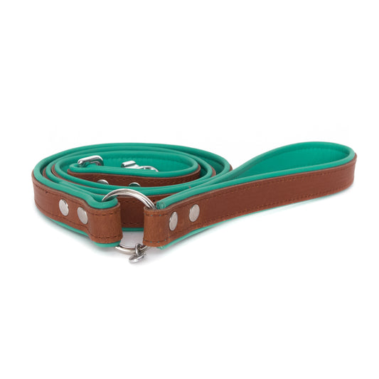 Riem - cognac / turquoise
