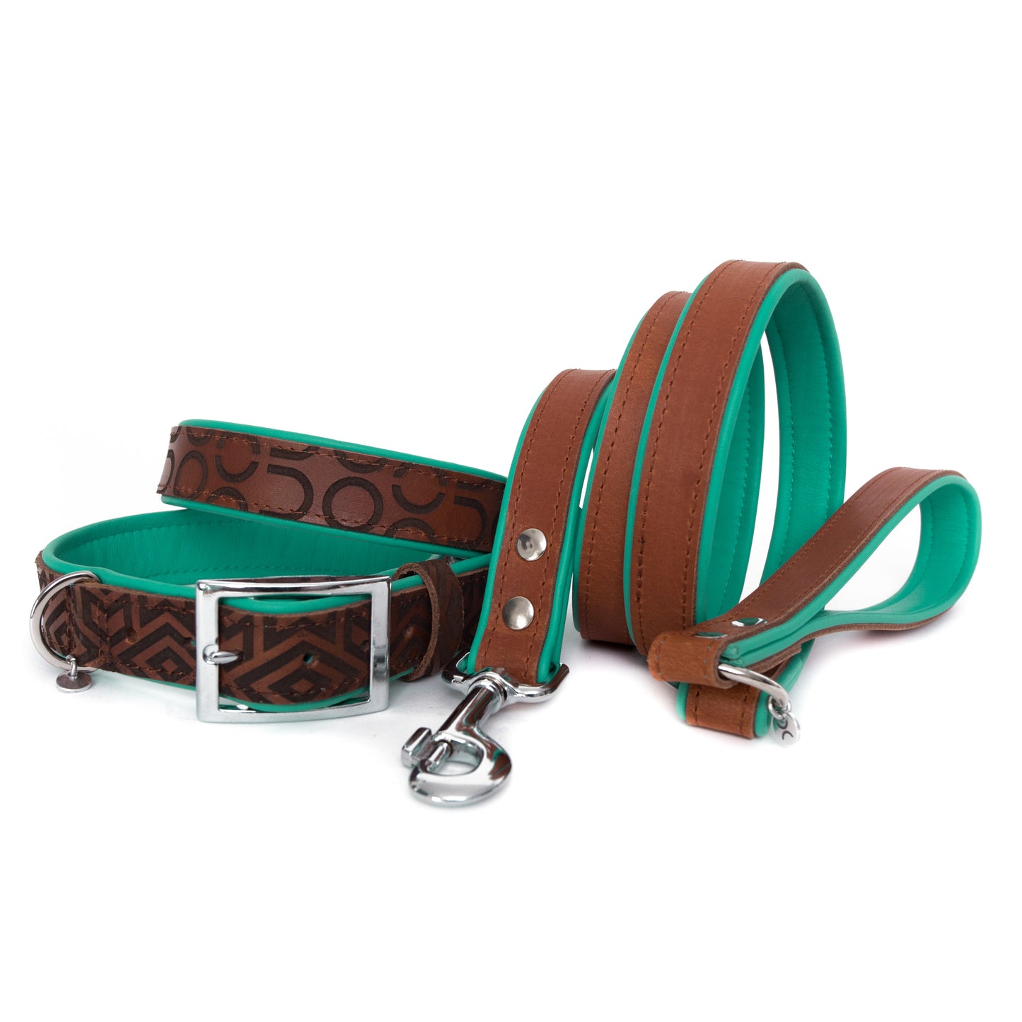 Riem - cognac / turquoise