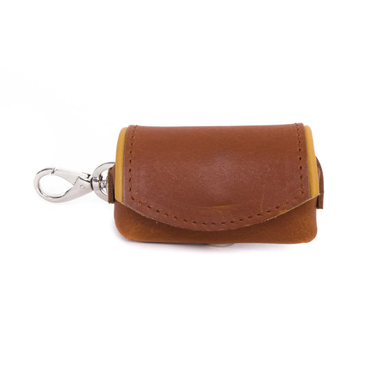 Zakjes houder - cognac / bumblebee