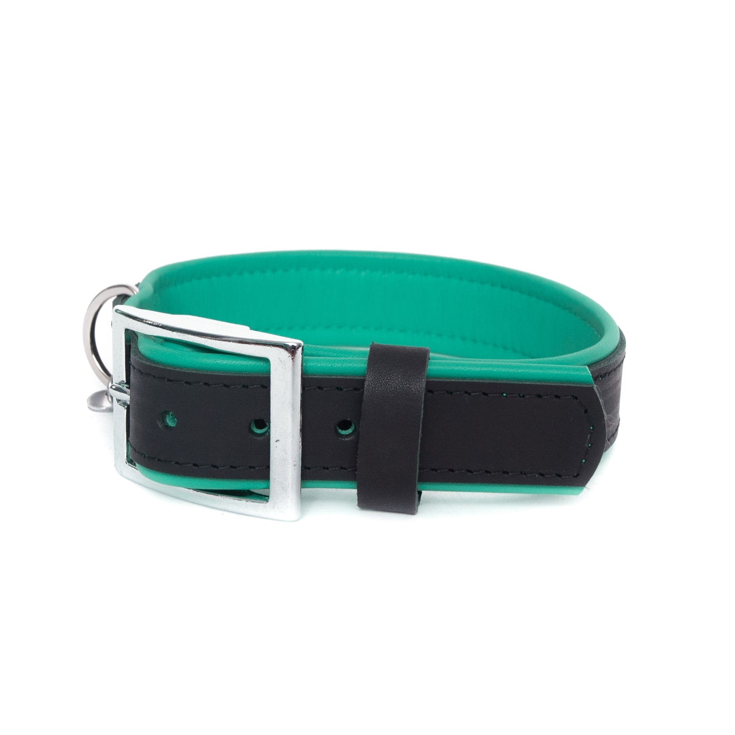 Halsband Bowie - black / turquoise