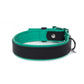 Halsband Bowie - black / turquoise
