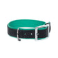Halsband Bowie - black / turquoise