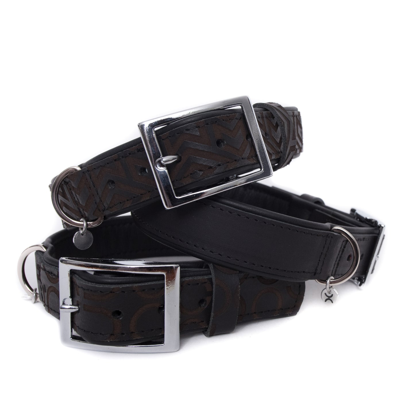 Halsband Bowie - black / black