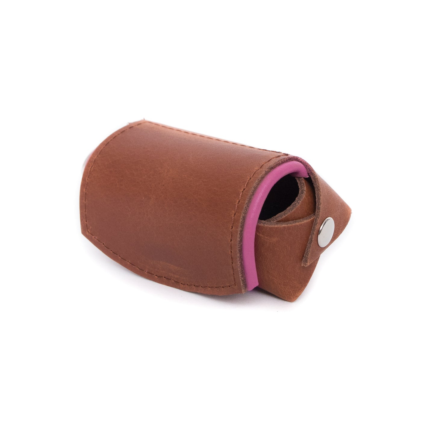 Zakjes houder - cognac / bubblegum
