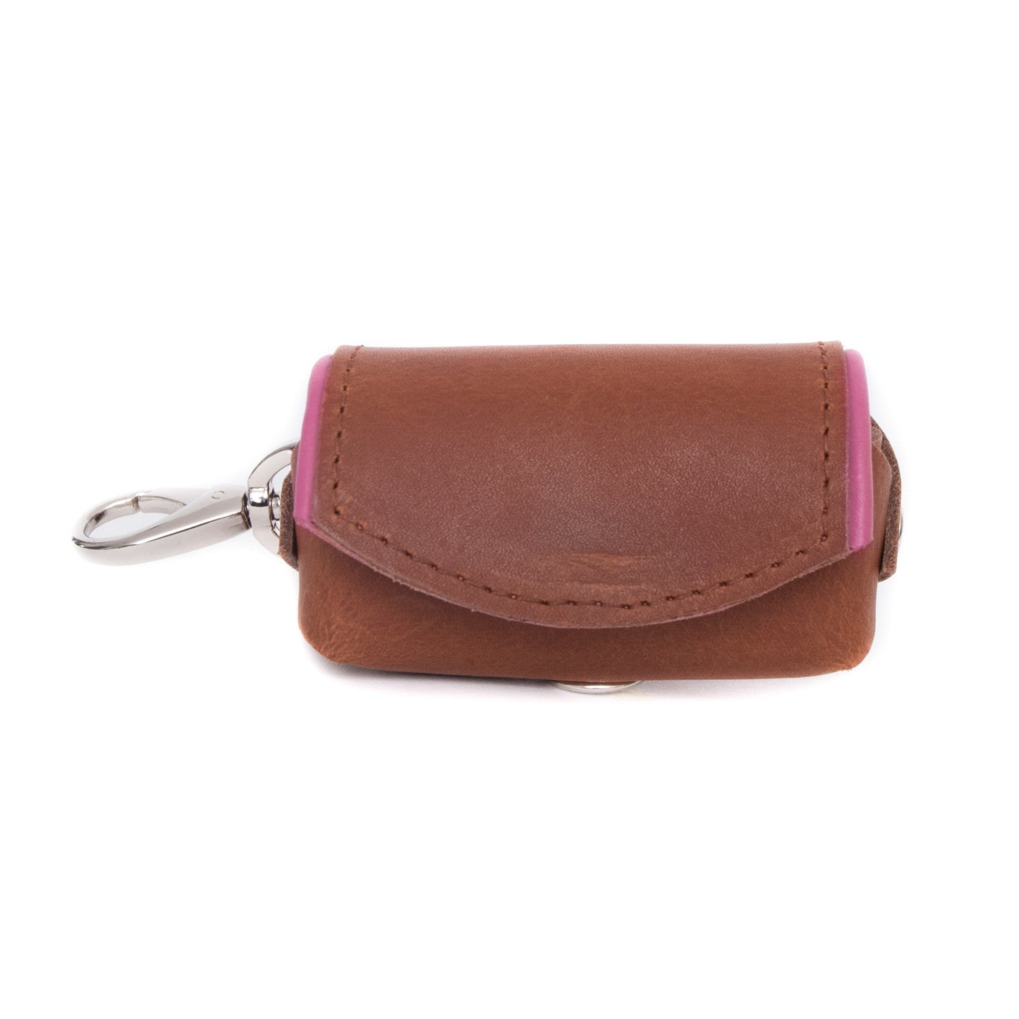 Zakjes houder - cognac / bubblegum